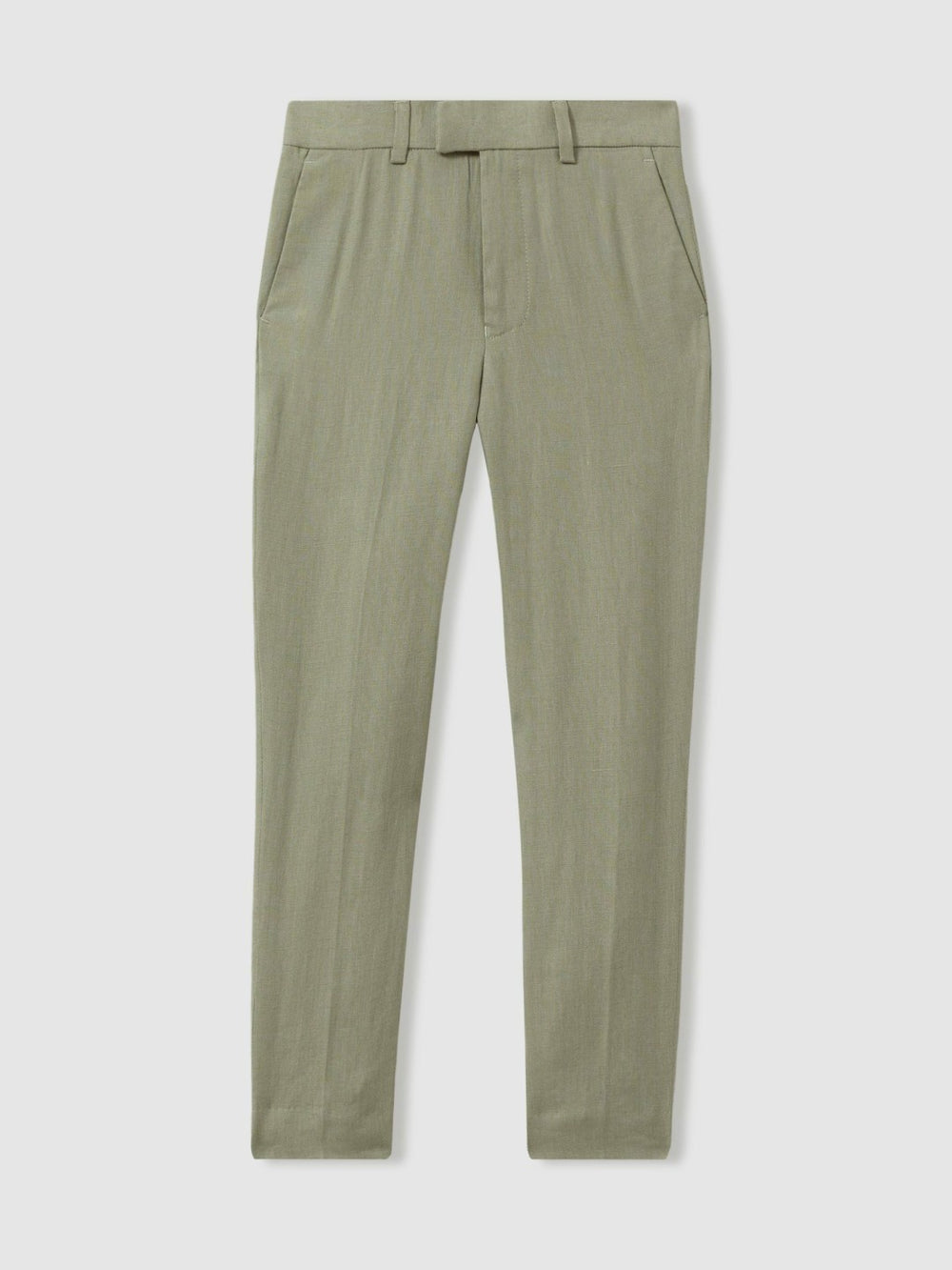 3-9 yrs Slim Fit Linen Adjustable Trousers Apple | Children & Baby