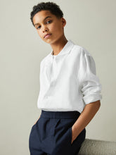 3-9 yrs Linen Cutaway Collar Shirt White | Children & Baby