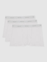 Three Pack Cotton Boxers White | Men
