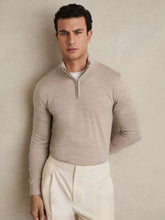 Merino Wool Half-Zip Jumper | Men