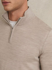 Merino Wool Half-Zip Jumper | Men