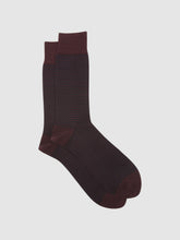 Striped Socks Bordeaux | Men