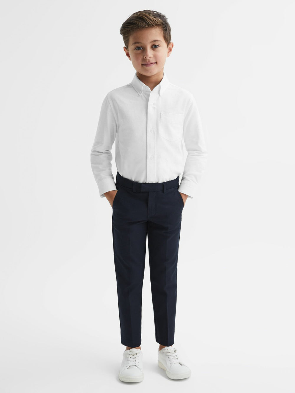 9-14 yrs Button Down Oxford Shirt White | Children & Baby