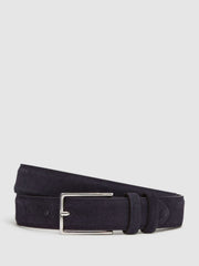 Suede Belt Navy | Men