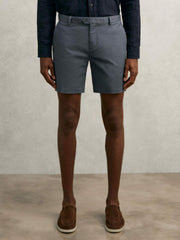 Short Length Casual Chino Shorts Airforce Blue | Men