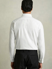 Slim-Fit Button-Down Collar Cotton Oxford Shirt White | Men