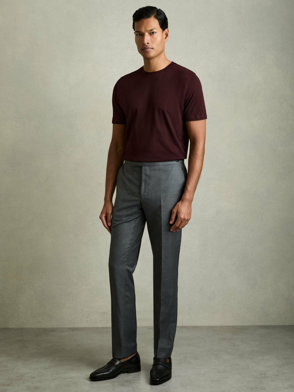 Cotton Crew Neck T-Shirt | Men