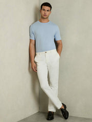 Cotton Crew Neck T-Shirt | Men