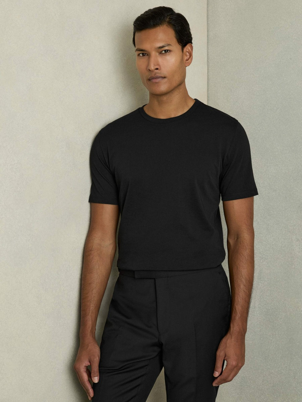Cotton Crew Neck T-Shirt | Men