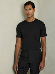 Cotton Crew Neck T-Shirt | Men