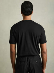 Cotton Crew Neck T-Shirt | Men