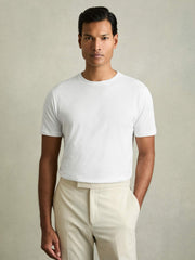 Cotton Crew Neck T-Shirt | Men