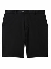 Cotton Chino Shorts with Stretch Black | Men