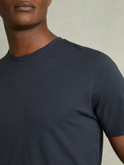 Cotton Crew Neck T-Shirt | Men