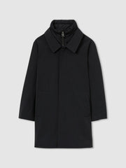 9-13 yrs Gabardine Coat with Removable Gilet Navy | Children & Baby