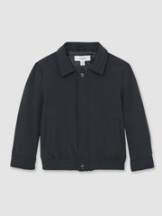 13-14 yrs Zip Through Harrington Jacket Blue | Children & Baby