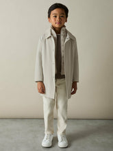 9-13 yrs Gabardine Coat with Removable Gilet Stone | Children & Baby