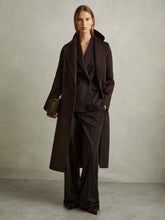 Petite Wool Blend Double Breasted Blindseam Coat Chocolate | Women
