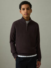 3-9 yrs Two Pack Of Merino Wool Zip-Neck Jumpers Navy/Dark Bordeaux | Children & Baby