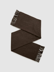 Wool-Cashmere Scarf Chocolate | Women