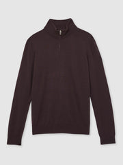 Merino Wool Half-Zip Jumper | Men