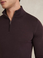 Merino Wool Half-Zip Jumper | Men