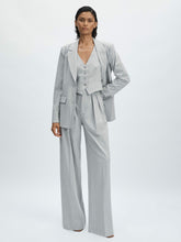 Good American Sharkskin Suit Waistcoat Heather Grey | Women