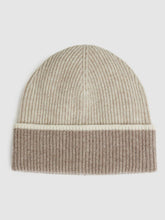 Wool Blend Tipped Beanie Taupe | Women