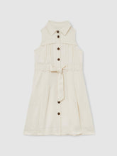 13-14 yrs Tie-Waist Collared Dress Ivory | Children & Baby