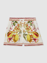13-14 yrs | NYBG Satin Floral-Print Shorts Ivory | Children & Baby