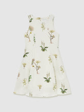 13-14 yrs | NYBG Linen Floral Flared Dress Ivory | Children & Baby