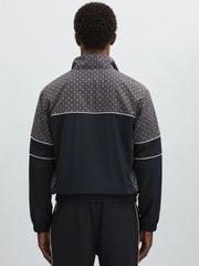 Les Deux Printed Track Jacket Dark Navy | Men