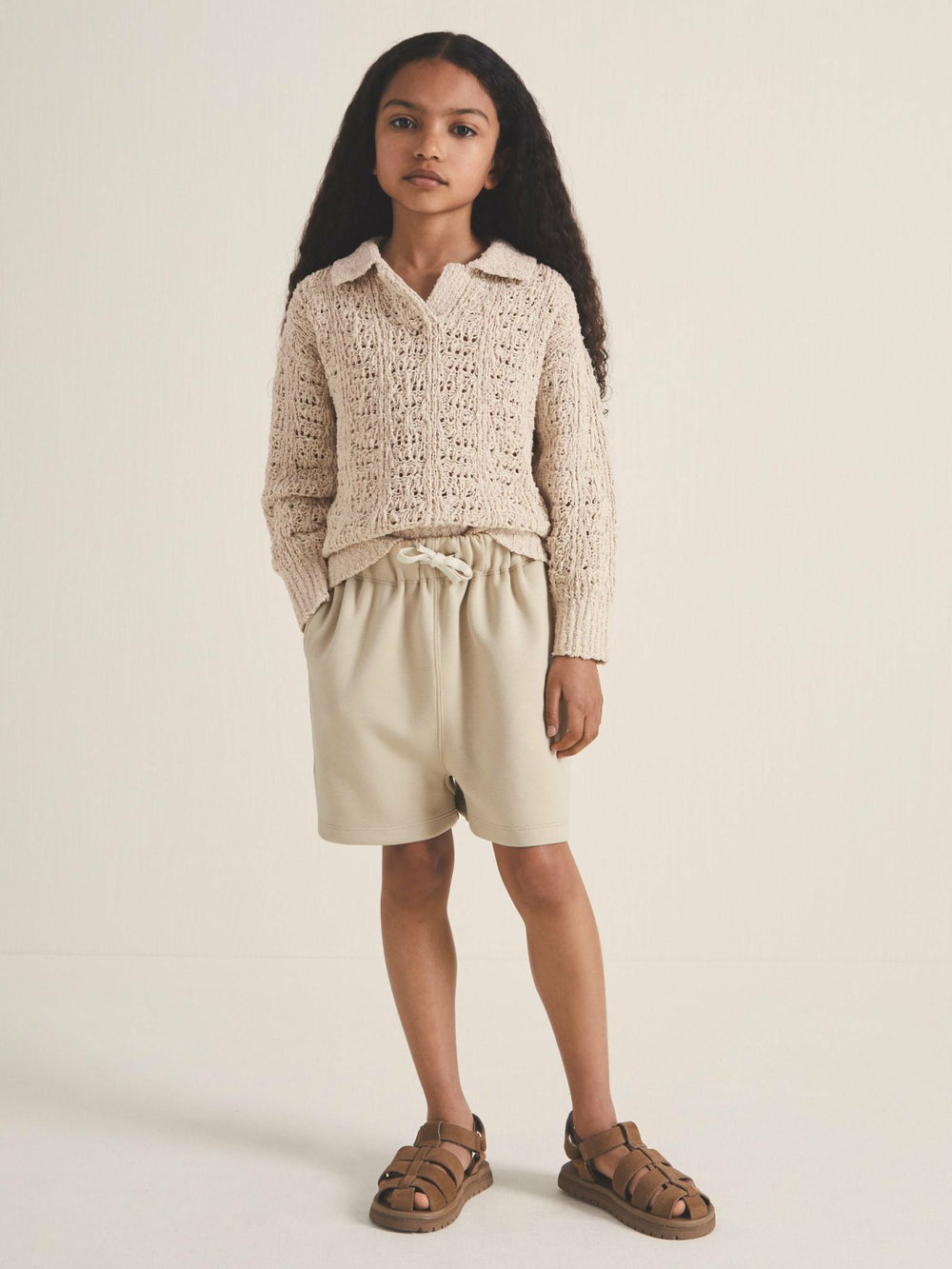 9-13 yrs | 100 Ciels Bouclé Jumper Neutral | Children & Baby