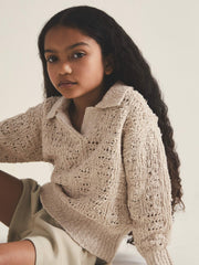 9-13 yrs | 100 Ciels Bouclé Jumper Neutral | Children & Baby