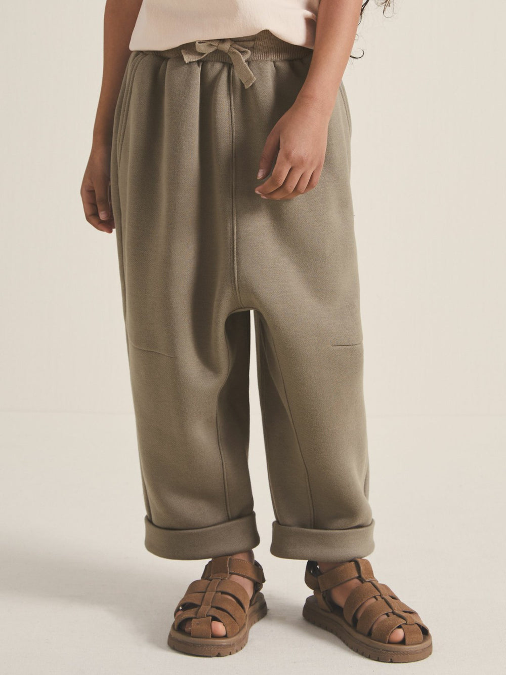 9-13 yrs | Les 100 Ciels Jersey Joggers Mink | Children & Baby