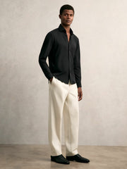 Long-Sleeve Travel Shirt Black | Men