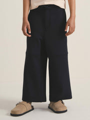 4-9 yrs | Les 100 Ciels Wide-Leg Joggers Navy | Children & Baby