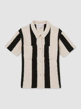 13-14 yrs | Les 100 Ciels Stripe Knit Shirt Black | Children & Baby