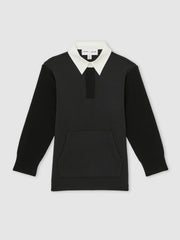 9-13 yrs | Les 100 Ciels Polo Sweatshirt Black | Children & Baby