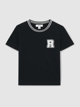 13-14 yrs Cotton Letter Patch T-Shirt Navy | Children & Baby