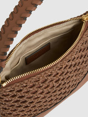 Weave Cross-Body Bag Tan | Women