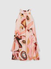 13-14 yrs Printed Ruffle-Trim Dress Pink | Children & Baby