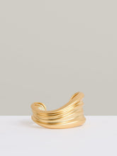 Fluid Sculpted Cuff Gold Tone | Women