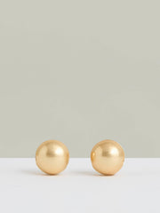 Polished Ball Huggie Earrings Gold | Women