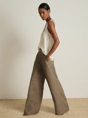 Atelier Laser-Cut Vest Top Cream | Women