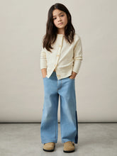 4-9 yrs Cotton Crew-Neck Cardigan Ivory | Children & Baby