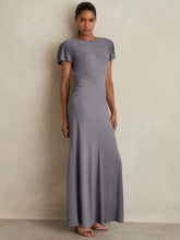 Modal Blend Ruched Jersey Dress Grey | Women