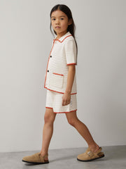 9-13 yrs McLaren F1 Team Crochet Shorts Off White/Orange | Children & Baby