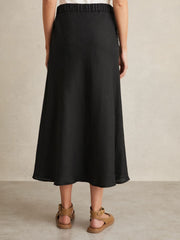 Slip Midi Skirt Black | Women
