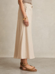 Slip Midi Skirt Neutral | Women